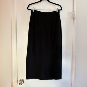 St. John Basics Black Maxi Skirt Size 10